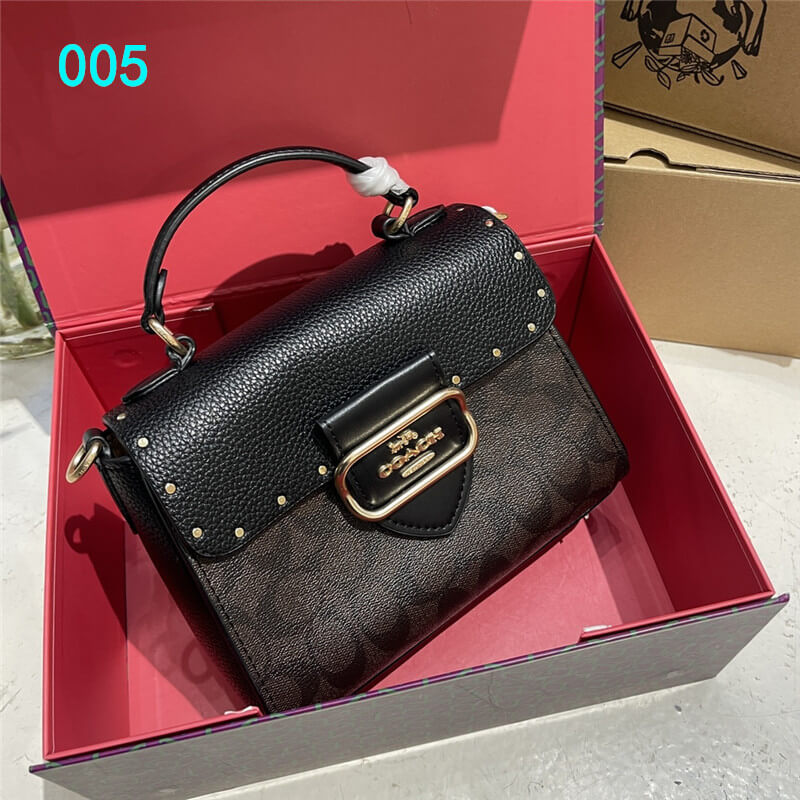 コーチ モーガン ハンドル サッチェル coach ショルダー バッグ 2way