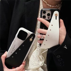 iphone17/17pro ケース おしゃれ マルジェラ iphone16/16pro ケース ベルト付き 韓国 スマホケース おしゃれ iphone15promax/14/13 ケース カップル 流行り