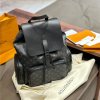 ルイヴィトン リュック メンズ バック パック ハイ ブランド ビジネス リュック メンズ 通学 通勤 旅行 リュックサック PC収納 リュック モノグラム