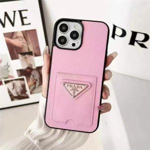 Alternative view of プラダ iphone17/17pro ケース 背面収納 ブランド iphone17promax ケース おしゃれ prada風 iphone16/16pro ケース ペア 大人 iphone15/14pro ケース おすすめ