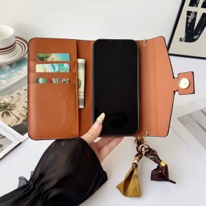 Alternative view of ハイブランド 手帳型 iphoneケース 三つ折り ルイヴィトン iphone17/17pro ケース 手帳型 gucci  iphone16pro/15pro ケース チェーン付き ブランド カード収納 大人 スマホケース 高級