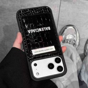 Alternative view of バレンシアガ iphoneケース magsafe カード ケース付き iphone air/17proケース ブランド 人気 iphone16/15/14 ケース 背面収納 balenciaga ススマホケース お 揃い