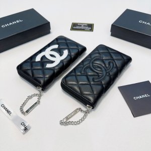 シャネル 長財布 chanel ロングウォレット ラウンドファスナー ハイ ブランド 長 財布 レディース メンズ シャネル 財布 ココマーク カーフレザー