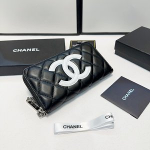 Alternative view of シャネル 長財布 chanel ロングウォレット ラウンドファスナー ハイ ブランド 長 財布 レディース メンズ シャネル 財布 ココマーク カーフレザー