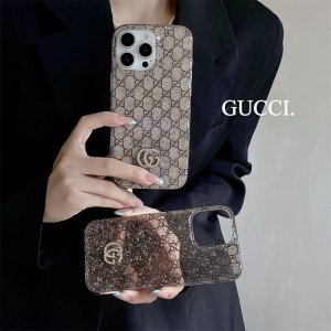 グッチ iphone17 ケース キラキラ iphone17pro/17promaxケース 半透明 gucciコピー iphone16/16pro ケース 女子 人気 iphone15pro/14pro ケース インスタ映え おしゃれ