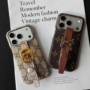 ハイブランド iphone17/17pro ケース ベルト付き ルイヴィトン iphone17promaxケース 大人 おしゃれ iphone16/16pro ケース gucciパロディ iphone15/14 スマホケース スタンド機能